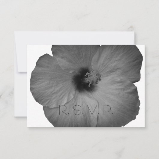 Hawaiian Dreams RSVP Kaartje (Voorkant)