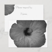 Hawaiian Dreams RSVP Kaartje (Voorkant / Achterkant)