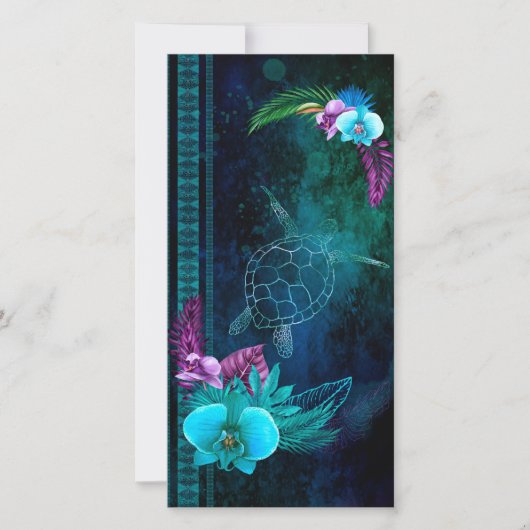 Hawaiian Dreams Tall Note Kaart (Voorkant)