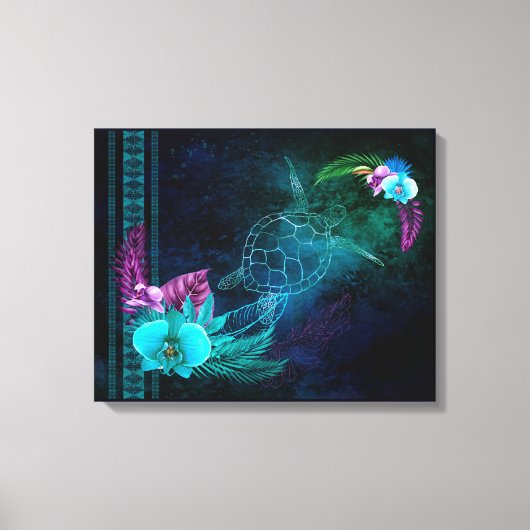 Hawaiian Dreams Wide Canvas Afdrukken (Voorkant)