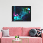 Hawaiian Dreams Wide Canvas Afdrukken (Insitu (Woonkamer))
