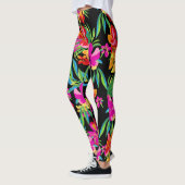 Hawaiian drijft je achtergrondkleur op leggings (Links)