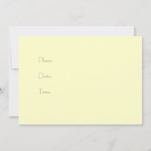 Hawaiian Easter Egg Hunt Kaart (Achterkant)