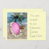 Hawaiian Easter Egg Hunt Kaart (Voorkant / Achterkant)