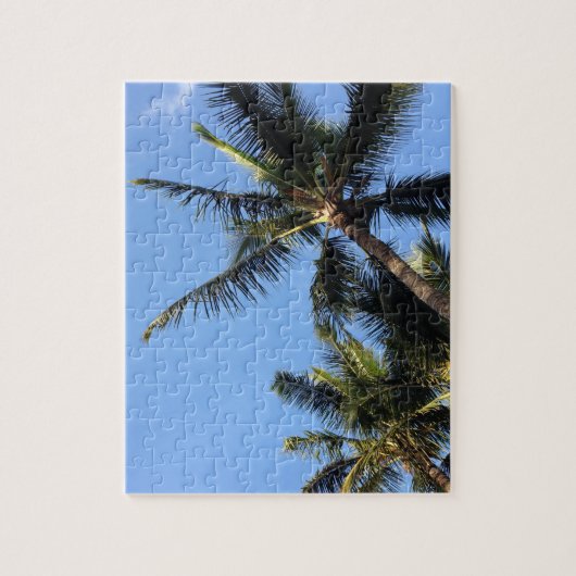 Hawaiian Exotic Beach Palm Trees Legpuzzel (Verticaal)