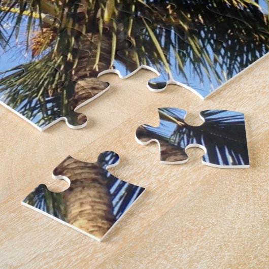 Hawaiian Exotic Beach Palm Trees Legpuzzel (Zijkant)