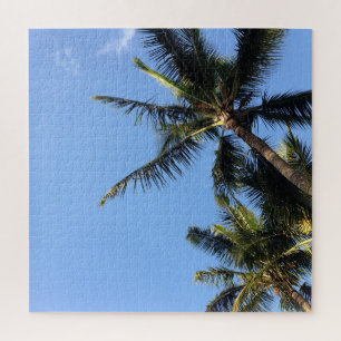 Hawaiian Exotic Beach Palm Trees Legpuzzel