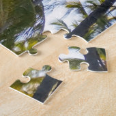 Hawaiian Exotic Beach Palm Trees & Sky Legpuzzel (Zijkant)