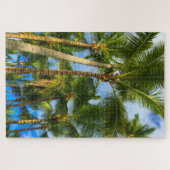 Hawaiian Exotic Beach Palm Trees & Sky Legpuzzel (Horizontaal)