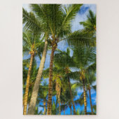Hawaiian Exotic Beach Palm Trees & Sky Legpuzzel (Verticaal)