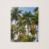 Hawaiian Exotic Beach Palm Trees & Sky Legpuzzel (Verticaal)