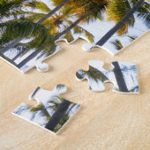 Hawaiian Exotic Beach Palm Trees & Sky Legpuzzel (Zijkant)