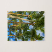 Hawaiian Exotic Beach Palm Trees & Sky Legpuzzel (Horizontaal)