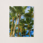 Hawaiian Exotic Beach Palm Trees & Sky Legpuzzel (Verticaal)