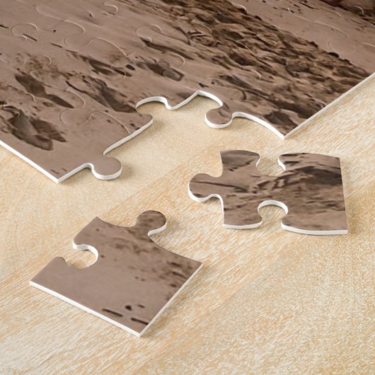 Hawaiian Exotic Beach Palm Trees & Sunrise Legpuzzel (Zijkant)