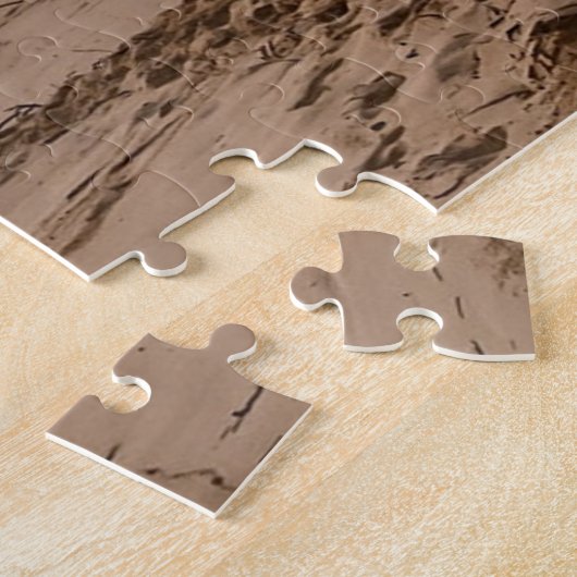 Hawaiian Exotic Beach Palm Trees & Sunrise Legpuzzel (Zijkant)