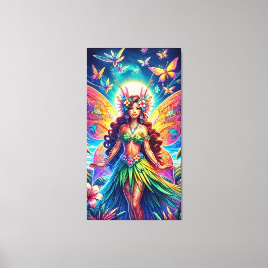 Hawaiian Fairy Canvas Afdruk (Voorkant)