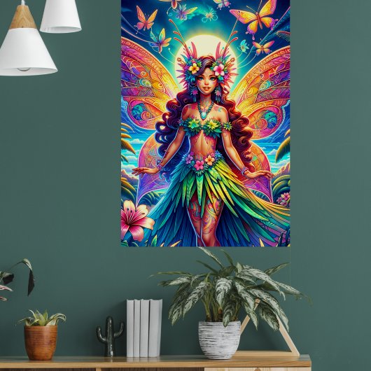 Hawaiian Fairy Poster (Woonkamer 1)