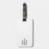 Hawaiian Fire Dance Bagagelabel (Achterkant verticaal)