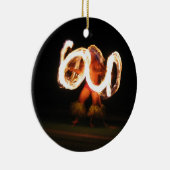 Hawaiian Fire Dance Keramisch Ornament (Rechts)
