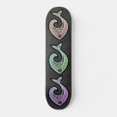Hawaiian Fish Hook Skateboard (Voorkant)