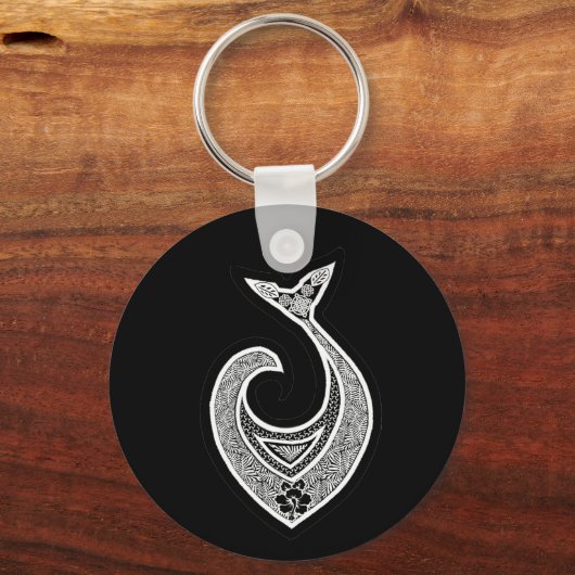 Hawaiian Fish Hook Sleutelhanger (Achterkant)