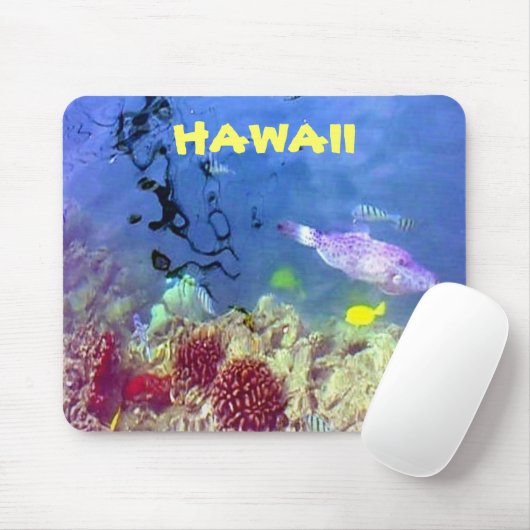 Hawaiian Fish Mousepad Muismat (Met muis)