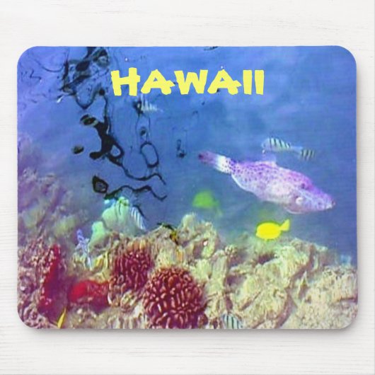 Hawaiian Fish Mousepad Muismat (Voorkant)