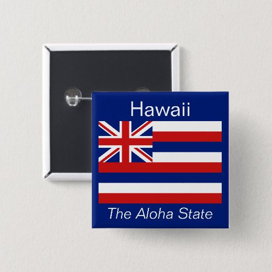 Hawaiian Flag Button (Voorkant /achterkant)