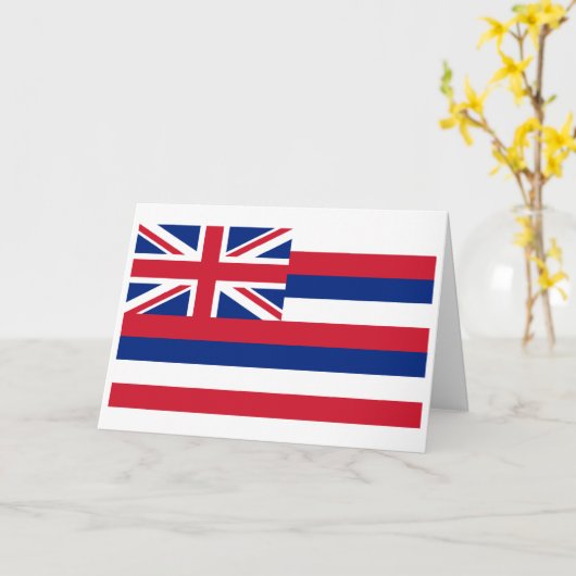 Hawaiian Flag, Flag of Hawaii Kaart (Gele Bloem)