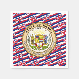 Hawaiian Flag & Seal, Flag of Hawaii Servet