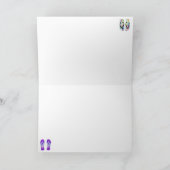 Hawaiian Flip Flop Beach Party Kaart (Binnen)