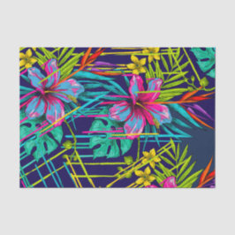Hawaiian Floral Decoupage Tissue papier
