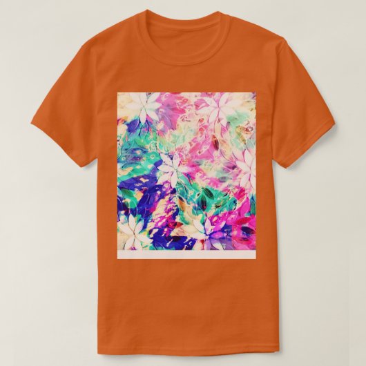 Hawaiian Floral Design T-shirt (Design voorkant)