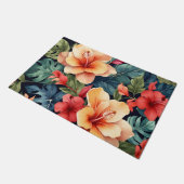 Hawaiian Floral Doormat - Hibiscus Flowers Deurmat (Schuin)