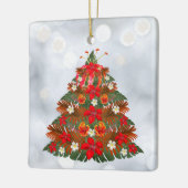 Hawaiian Floral kerstboomvakantie Ornament (Links)