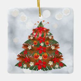Hawaiian Floral kerstboomvakantie Ornament