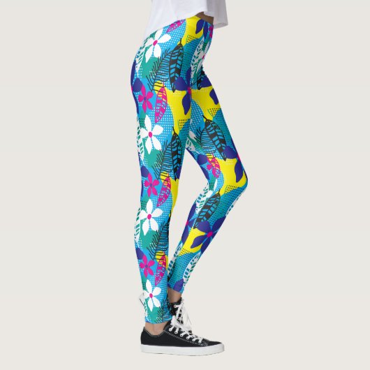Hawaiian Floral Leggings (Rechts)