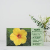 Hawaiian Floral Luau-uitnodigingen (Staand voorkant)