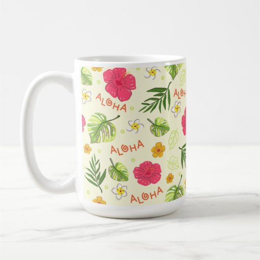Hawaiian Floral Mug Koffiemok (Links)