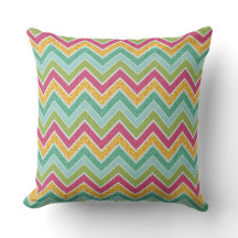 "Hawaiian Floral Outdoor Pillow" Ziz Zag