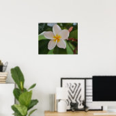 Hawaiian floral poster (Thuiskantoor)