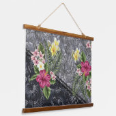 Hawaiian Floral Tapa Fusion Hangend Wandkleed (Gebogen)