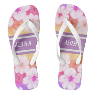 Hawaiian Flower Aloha 01 Teenslippers