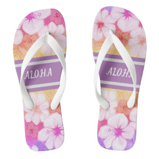Hawaiian Flower Aloha 01 Teenslippers