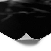 Hawaiian Flower B&W Poster (Hoek)