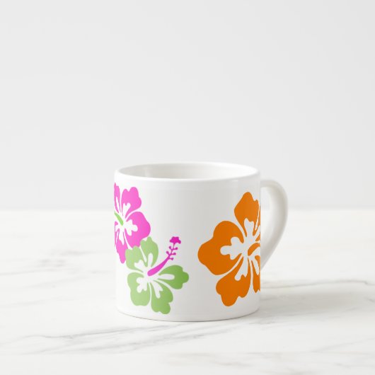 Hawaiian Flower Espresso Kop (Voorkant rechts)