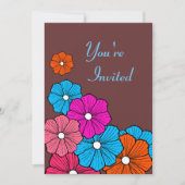 Hawaiian Flower Invitations Kaart (Voorkant)