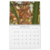 Hawaiian Flower & Orchid Calendar Kalender (Feb 2026)