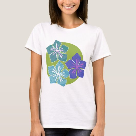 Hawaiian Flowers 1 T-shirt (Voorkant)